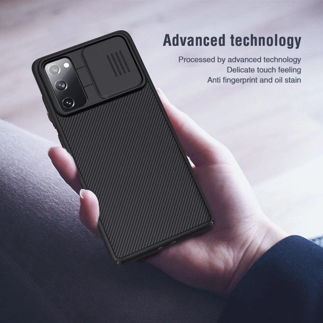 Nillkin CamShield Hoesje Samsung Galaxy S20 FE - Zwart - afbeelding 6 van 6