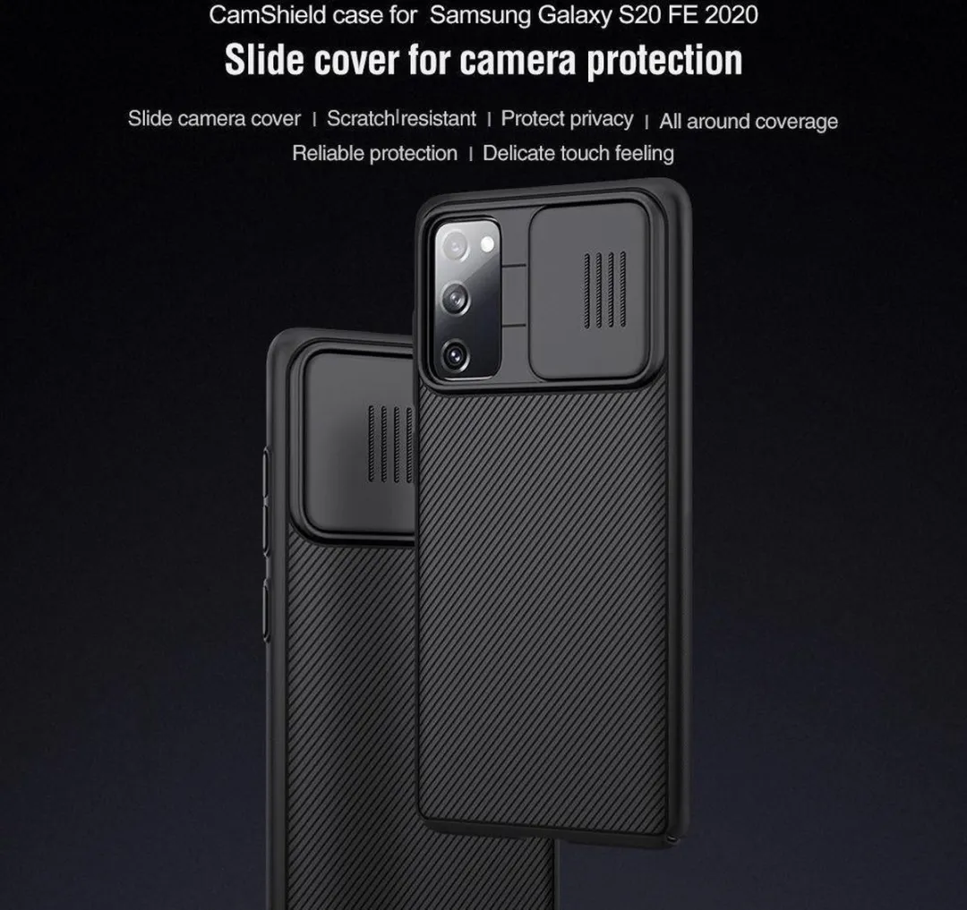 Nillkin CamShield Hoesje Samsung Galaxy S20 FE - Zwart