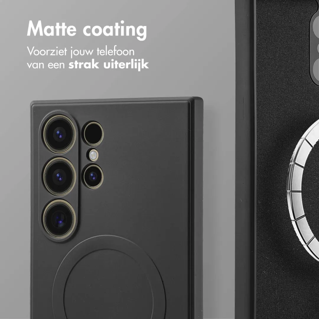 Imoshion Hoesje Samsung Galaxy S24 Ultra - Magnetische Ring Zwart