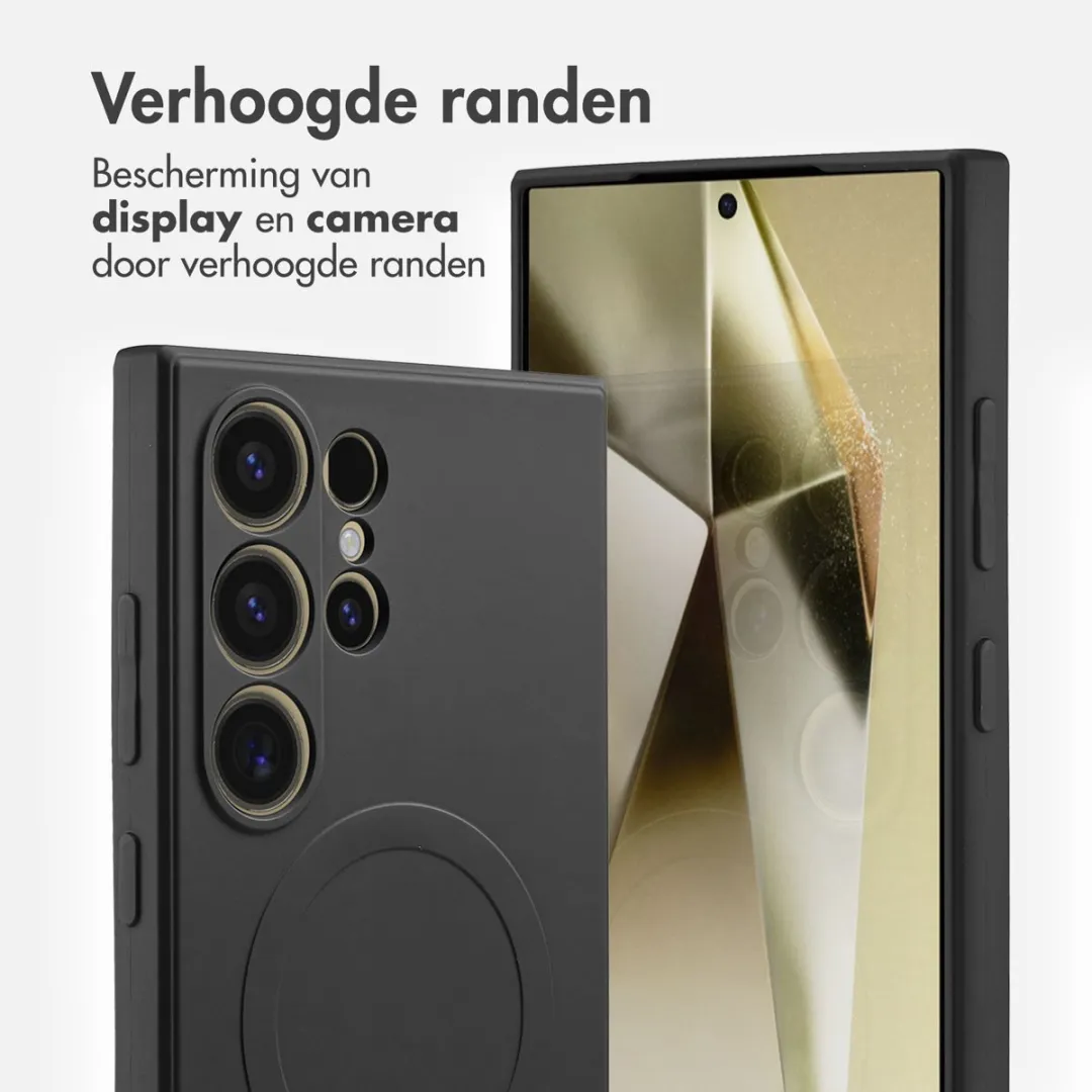 Imoshion Hoesje Samsung Galaxy S24 Ultra - Magnetische Ring Zwart