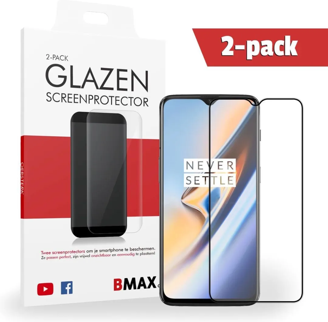BMAX Glazen Screenprotector OnePlus 6T