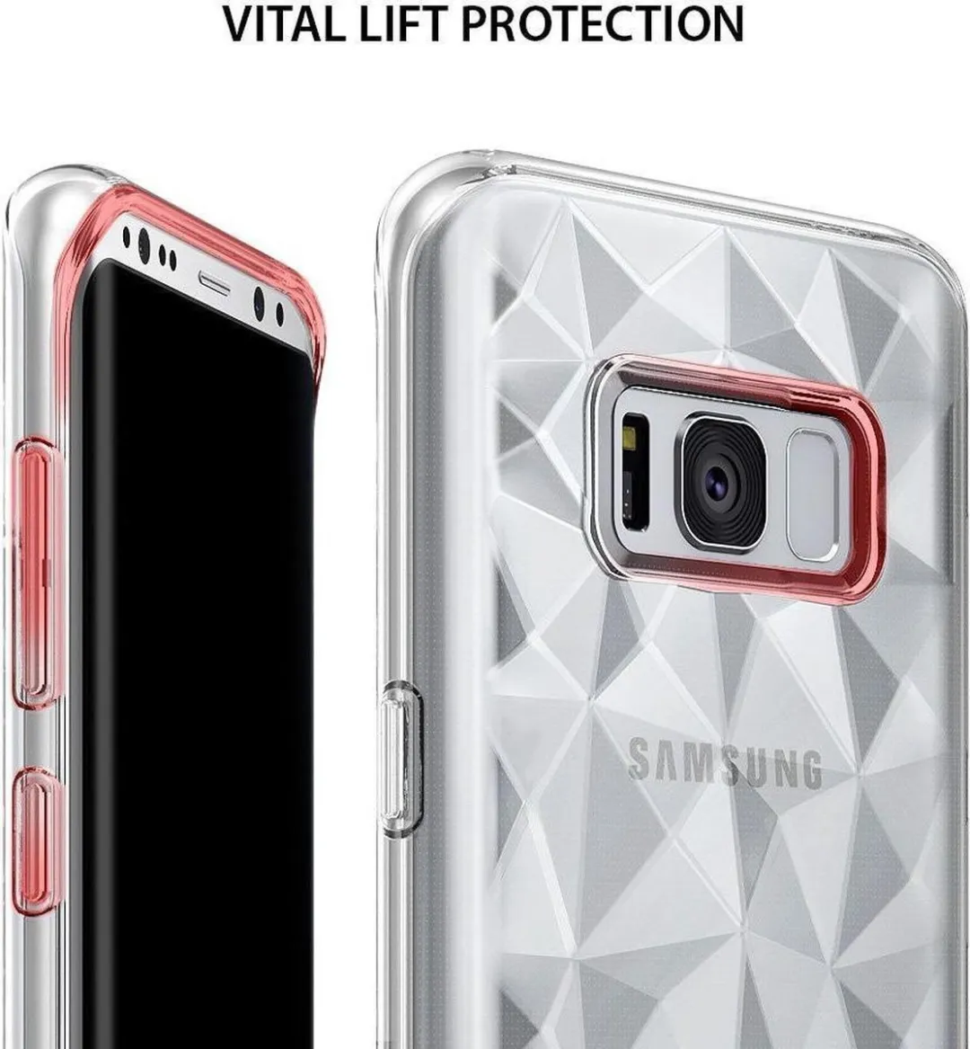 Ringke Air Prism Samsung Galaxy S8+ Hoesje - Transparant