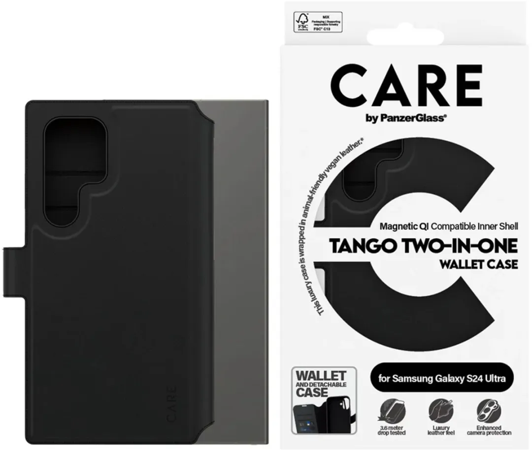PanzerGlass Tango 2 Wallet Case 1165 - Zwart