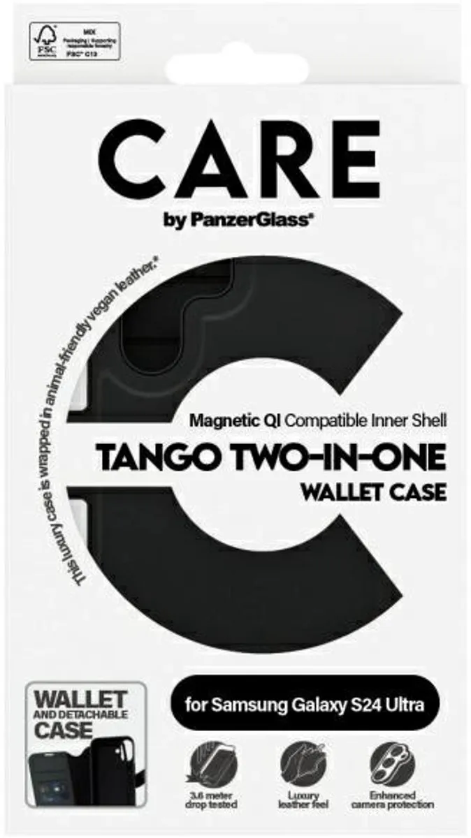 PanzerGlass Tango 2 Wallet Case 1165 - Zwart - afbeelding 6 van 6