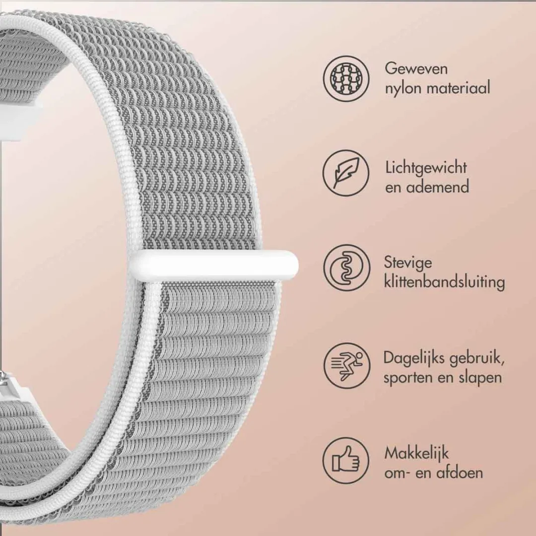 Imoshion Nylon Smartwatchband Grijs - 20mm