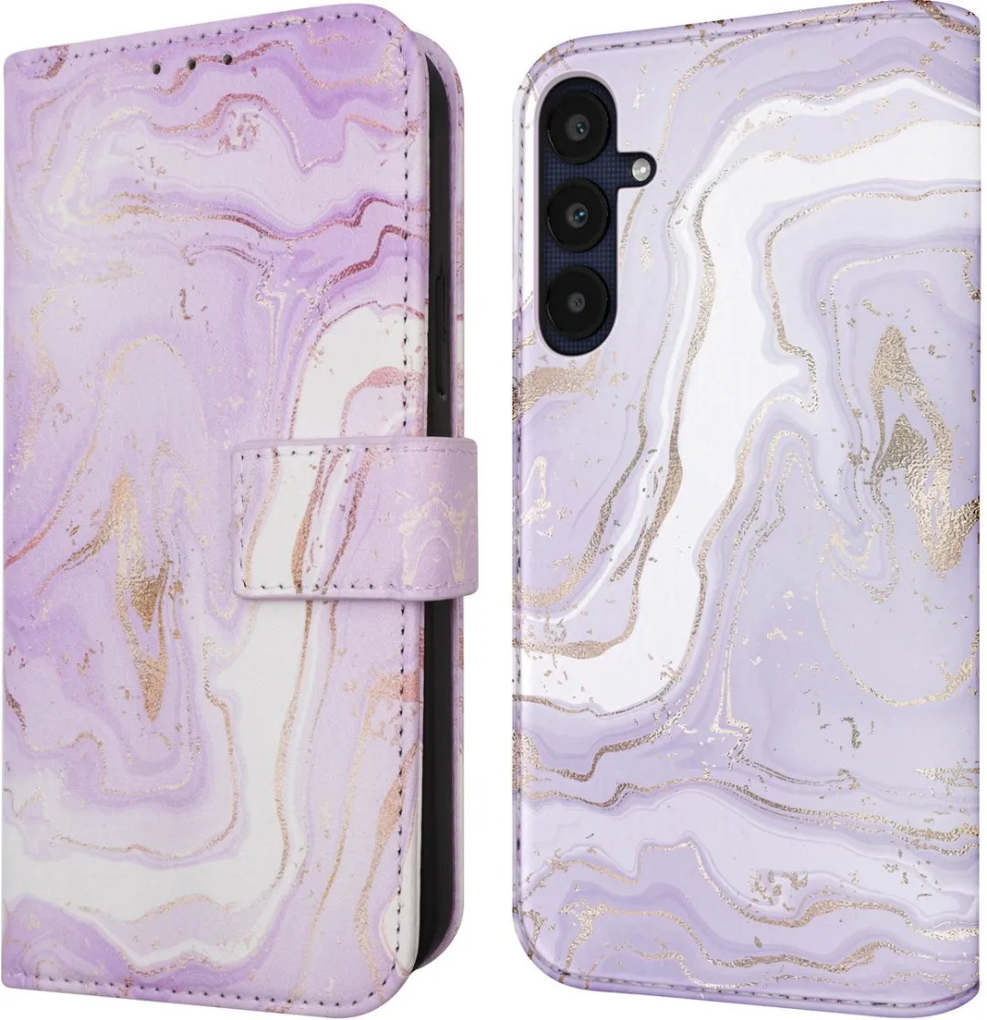 Imoshion Hoesje Samsung Galaxy A25 Purple Marble