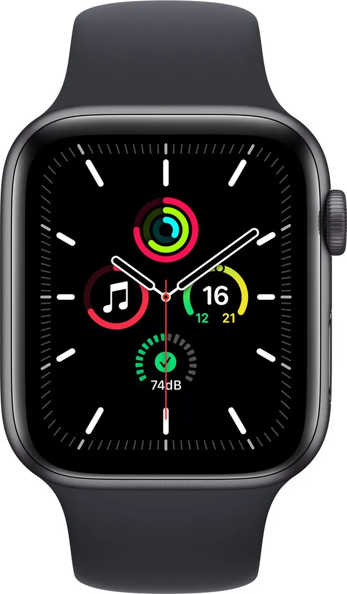 Apple Watch SE MKQ63NF/A Smartwatch 44mm Spacegrijs
