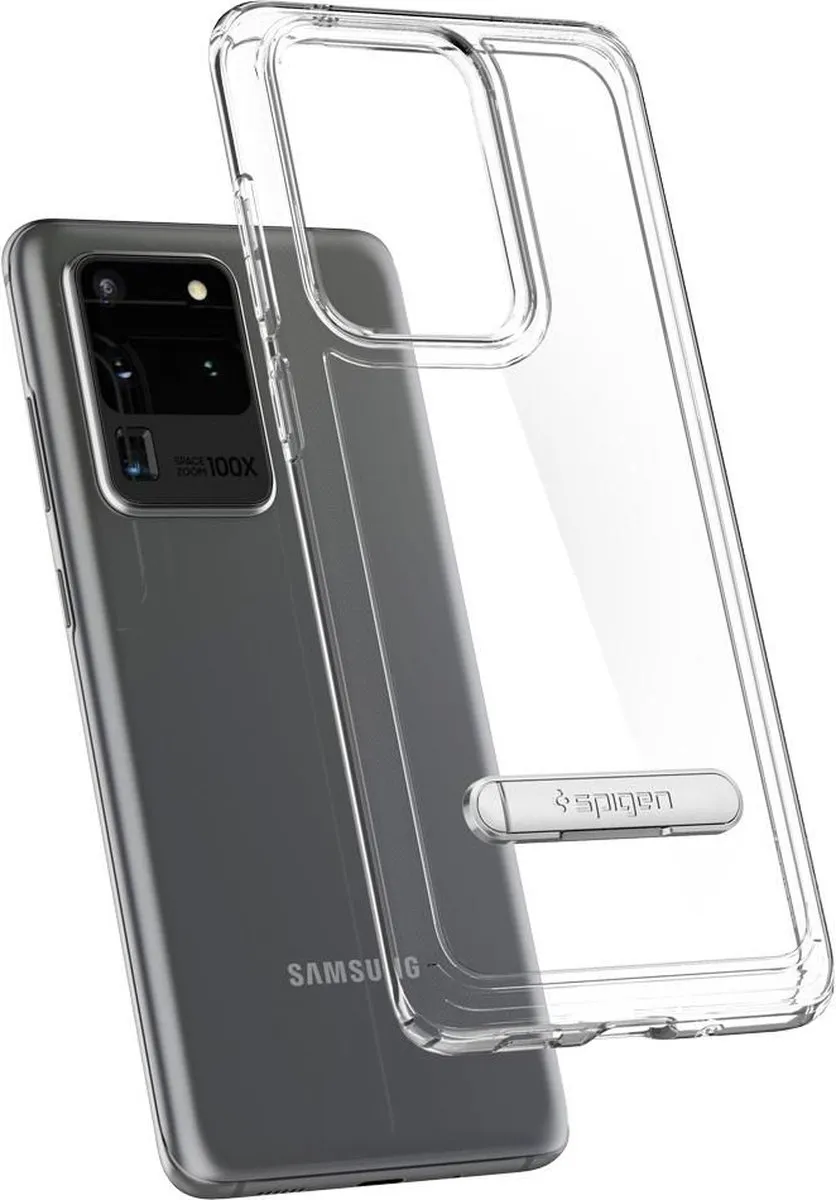 Spigen Ultra Hybrid S ACS00715 Hoesje - Samsung Galaxy S20 Ultra - Transparant - afbeelding 3 van 6