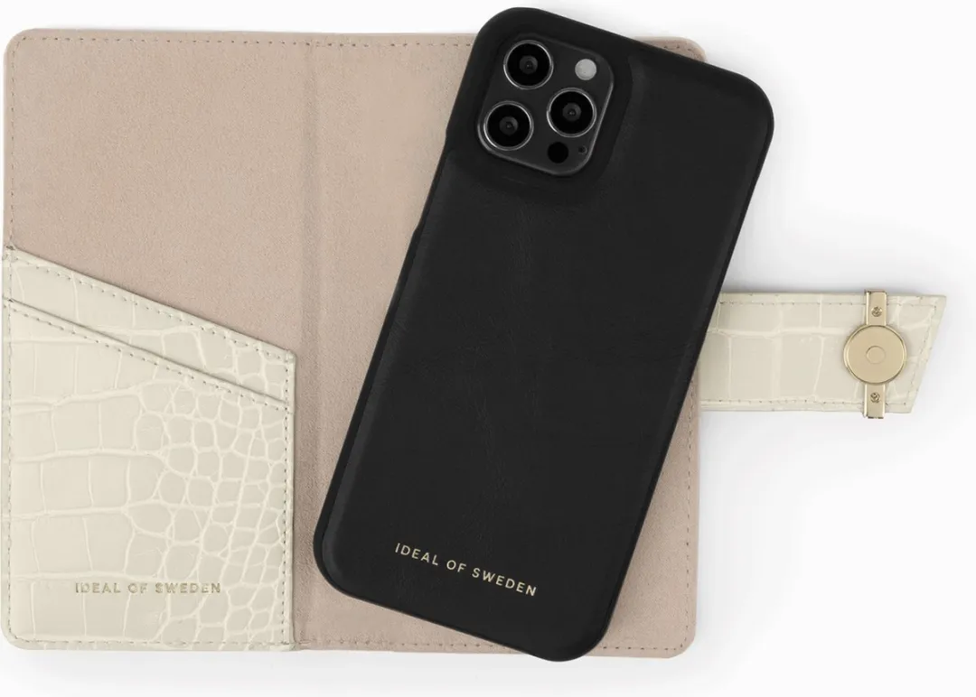 iDeal of Sweden iPhone 13 Phone Wallet Beige Croco - IDPWSS22-I2161-398 - afbeelding 2 van 2