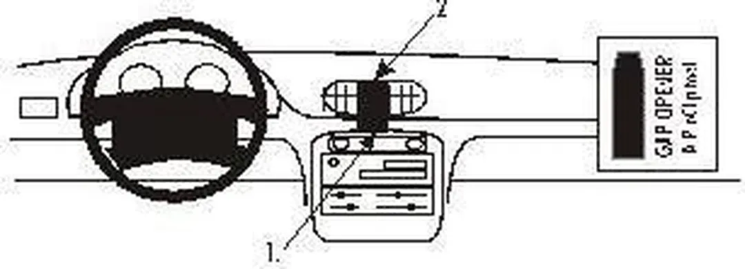 Brodit Proclip Center Mount 852124