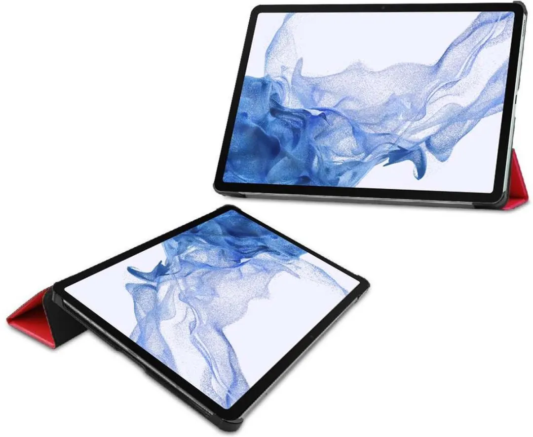 Just in Case Cazy Tablethoes Samsung Galaxy Tab S8 TriFold - Rood