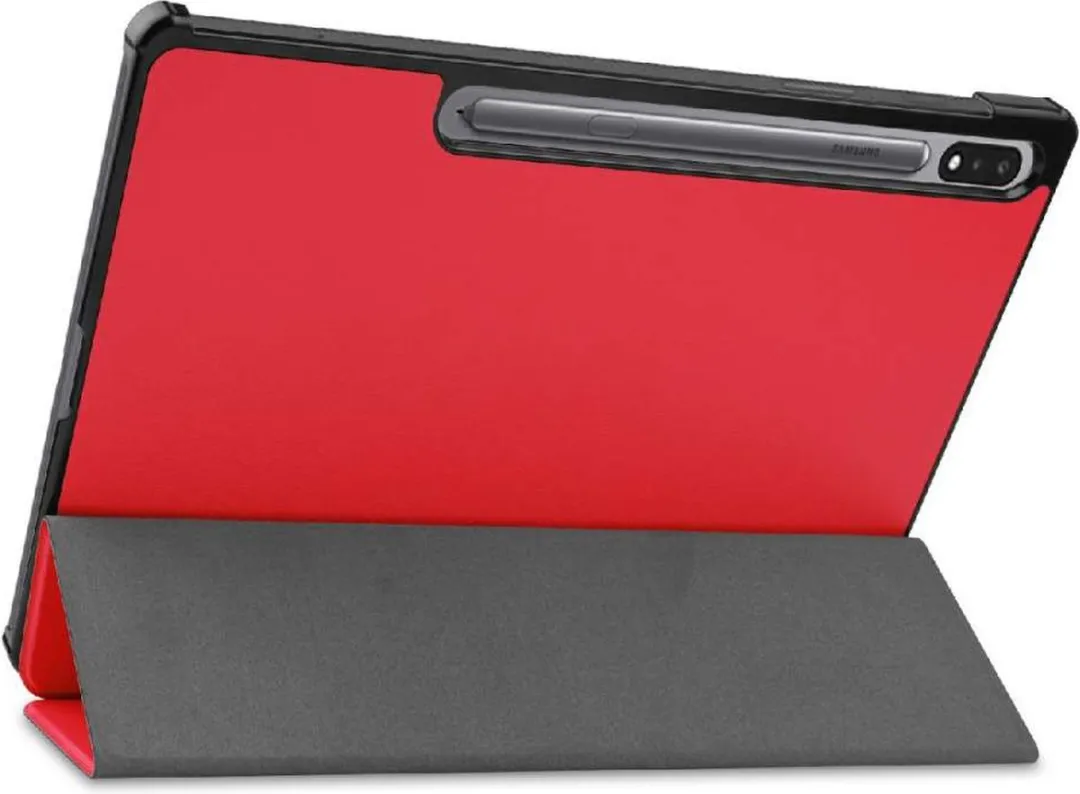 Just in Case Cazy Tablethoes Samsung Galaxy Tab S8 TriFold - Rood