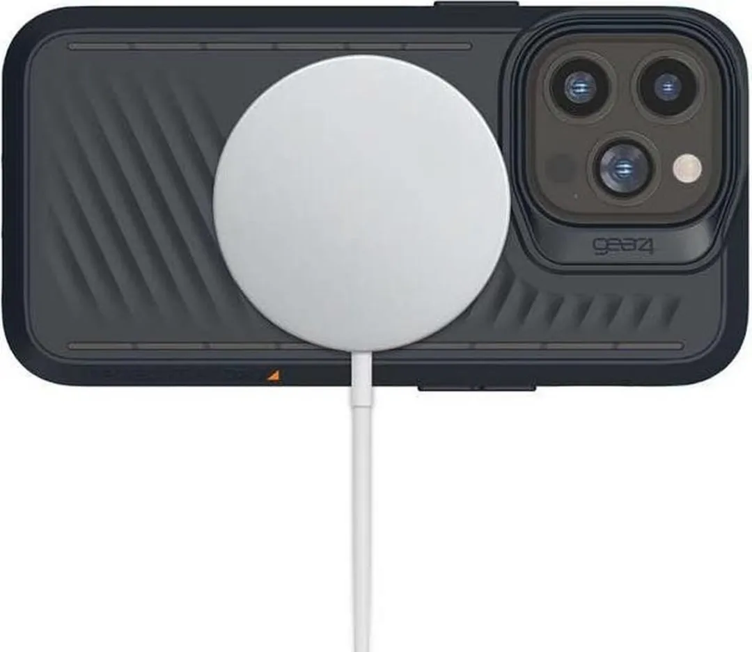Gear4 Vancouver Snap D3O Hoesje iPhone 13 Pro - Zwart/Blauw - afbeelding 6 van 6