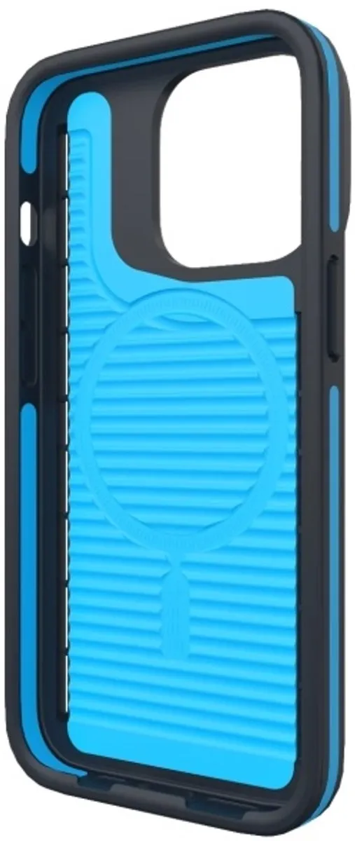 Gear4 Vancouver Snap D3O Hoesje iPhone 13 Pro - Zwart/Blauw