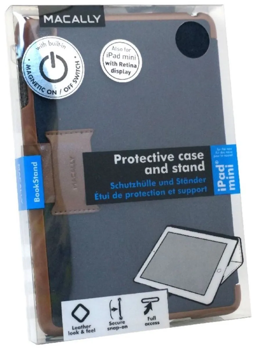 Macally BSTANDBL-M1 Hoesje iPad Mini 7.9" - Bruin/Blauw