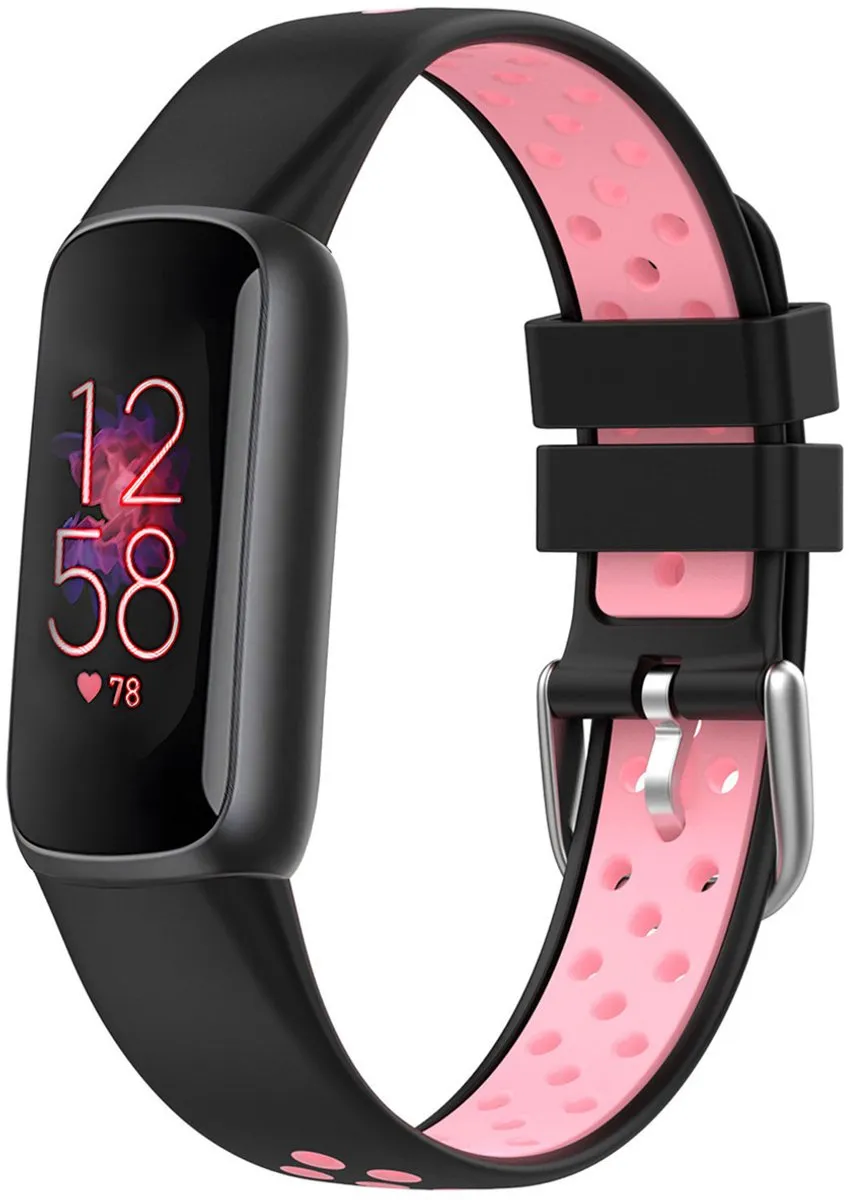 Imoshion Siliconen Sportband Fitbit Luxe - One Size - Zwart