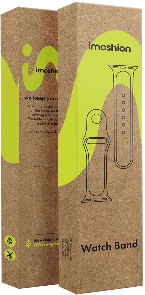 Imoshion Siliconen Sportband Fitbit Luxe - One Size - Zwart