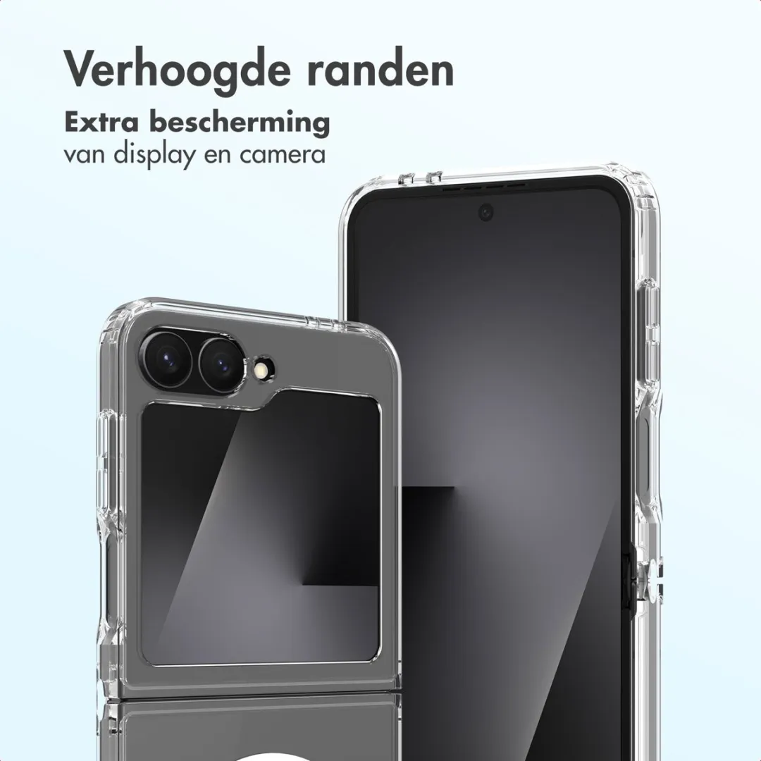 Accezz Xtreme Impact Backcover 2.0 Hoesje - Samsung Galaxy Z Flip 7 FE - Transparant