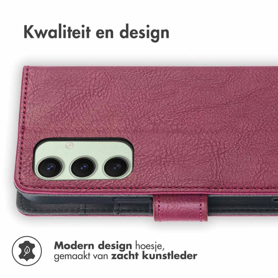 Imoshion Hoesje Samsung Galaxy S24 FE - 3 Pasjes - Bordeaux