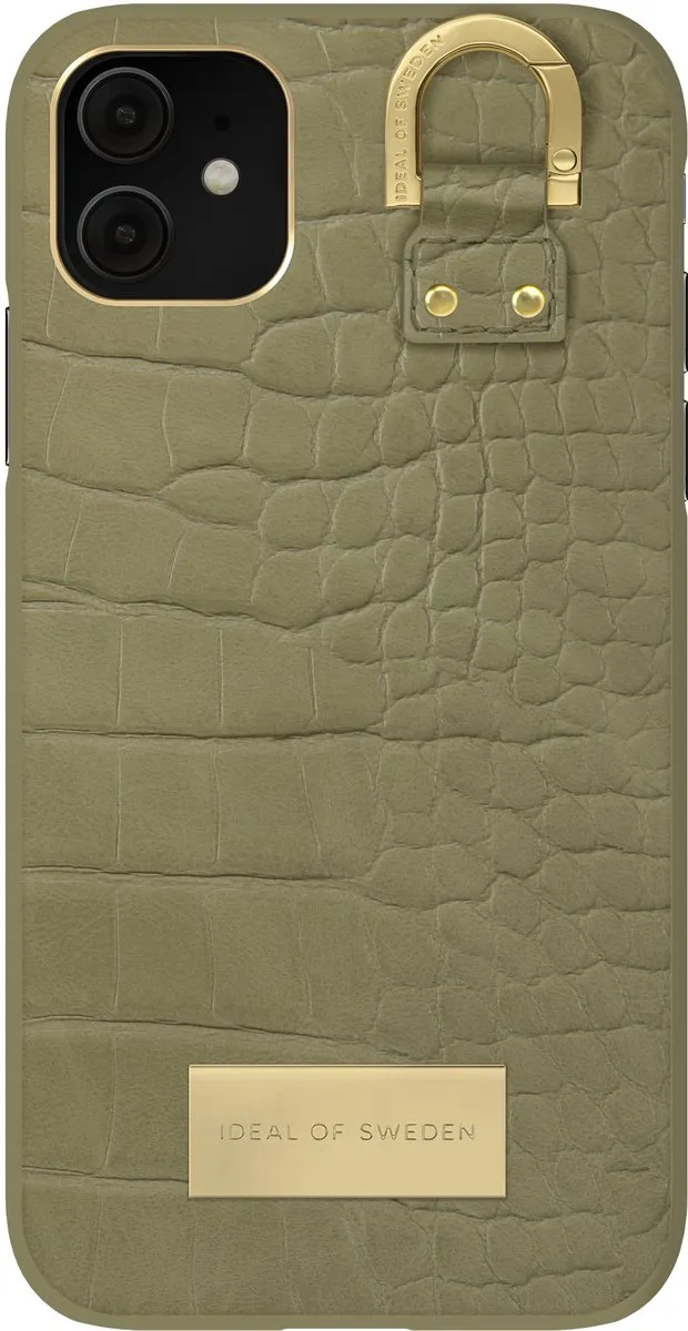 iDeal of Sweden Fashion Case Atelier iPhone 11/XR Sage Croco - IDACSS22-1961-210 - afbeelding 5 van 5
