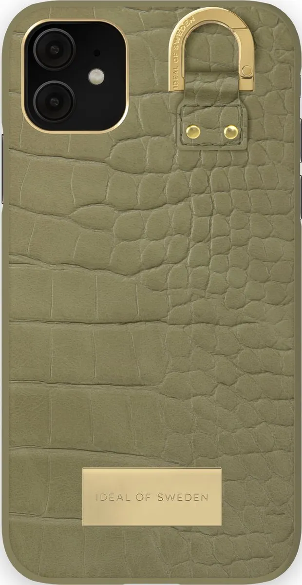 iDeal of Sweden Fashion Case Atelier iPhone 11/XR Sage Croco