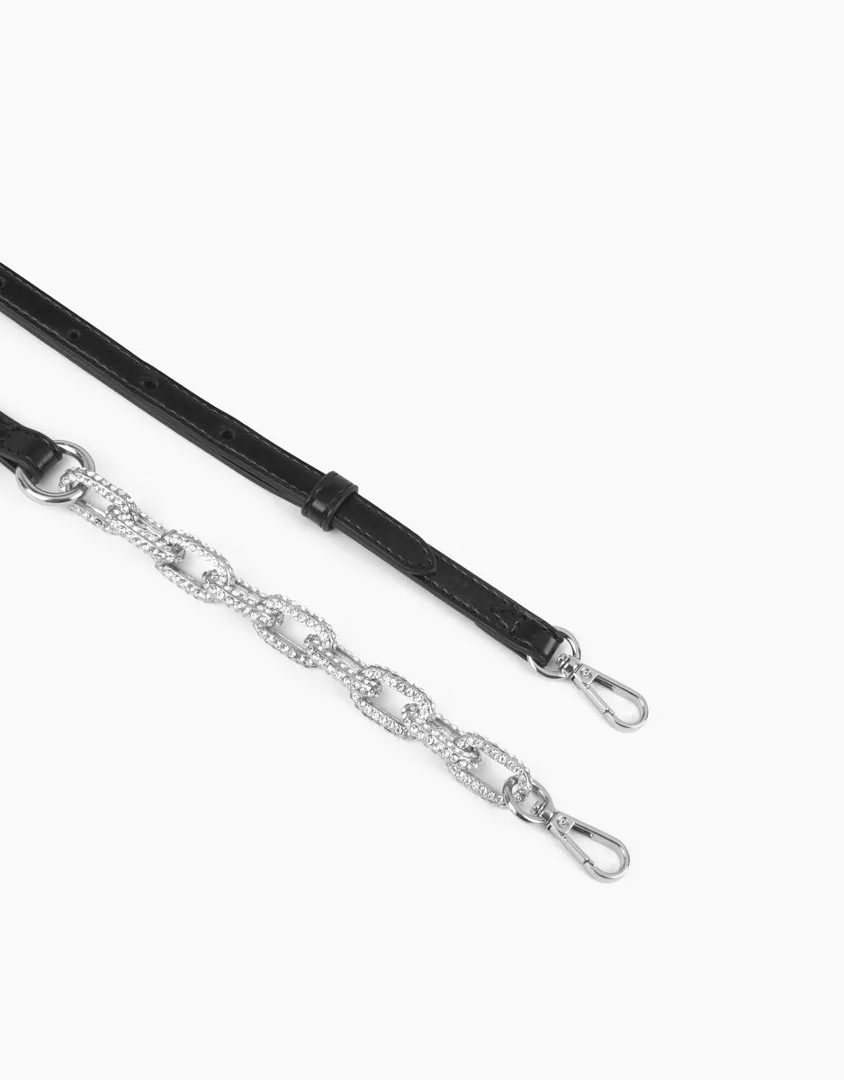 iDeal of Sweden iPhone 12 Pro Max Statement Necklace - IDSNCPT21-I2067-374 - Platinum Black - afbeelding 2 van 4