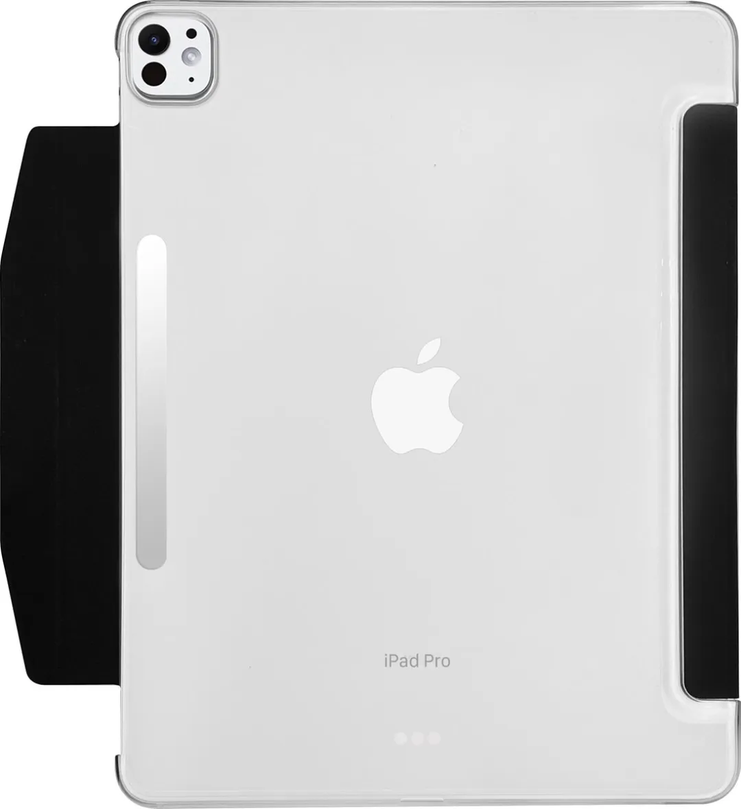 Macally BSTANDP7L-B beschermhoes met standaard-functie voor 13-inch iPad Pro (M5/2025, M4/2024) - Compatibel met Apple Pencil - Zwart