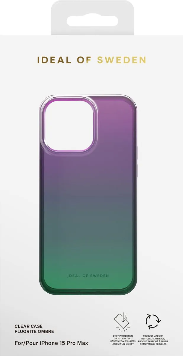 iDeal of Sweden Clear Case iPhone 15 Pro Max IDSICMS-I2361-83 - Fluorite Ombre - afbeelding 3 van 6