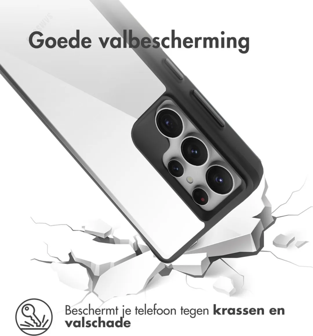 Imoshion Hybrid Carbon Hoesje Samsung Galaxy S25 Ultra - Zwart