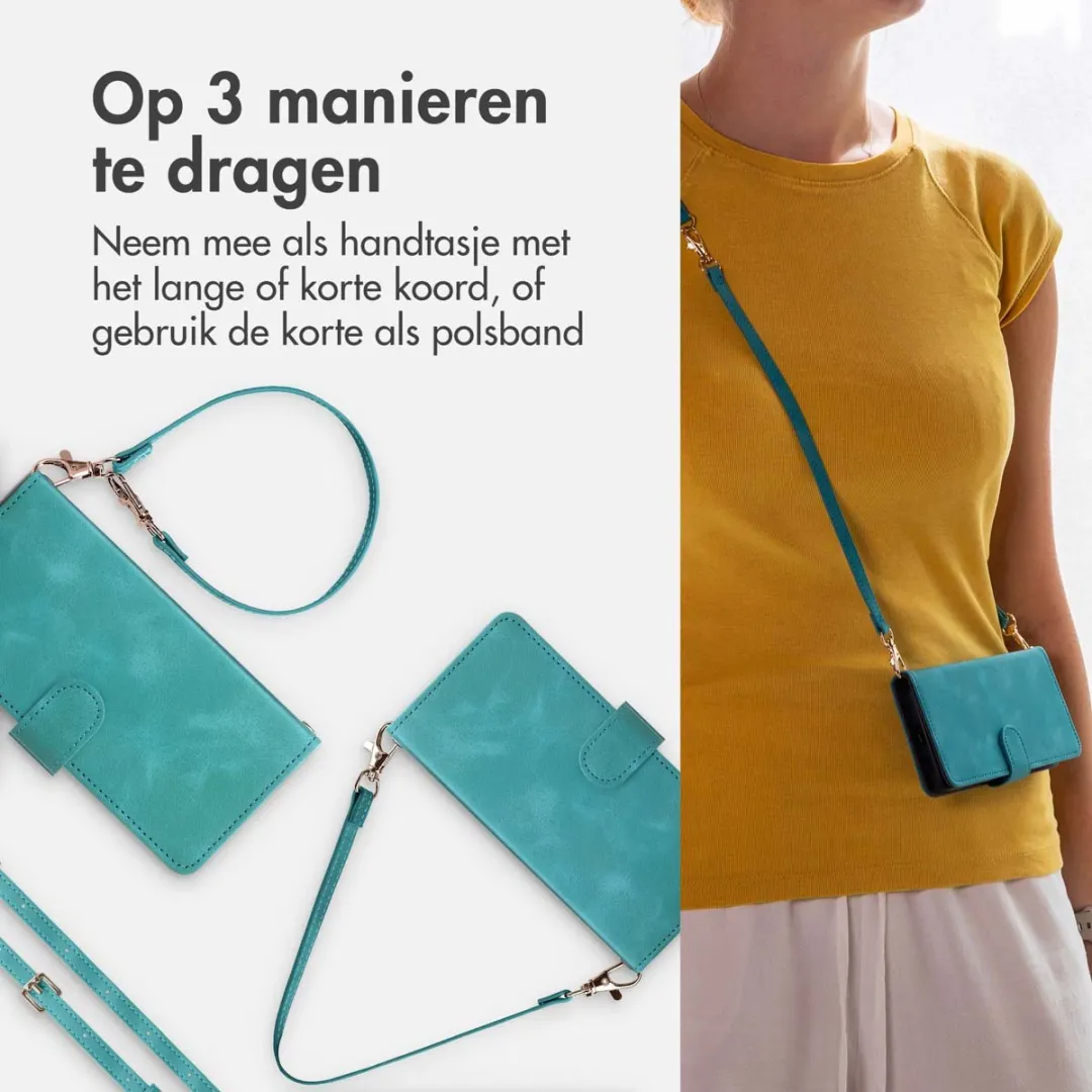 Imoshion Bookcase Hoesje iPhone 13/14 - 3 Pasjes - Turquoise