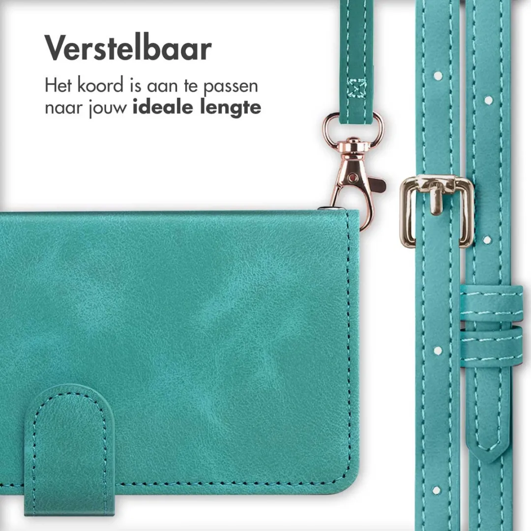 Imoshion Bookcase Hoesje iPhone 13/14 - 3 Pasjes - Turquoise
