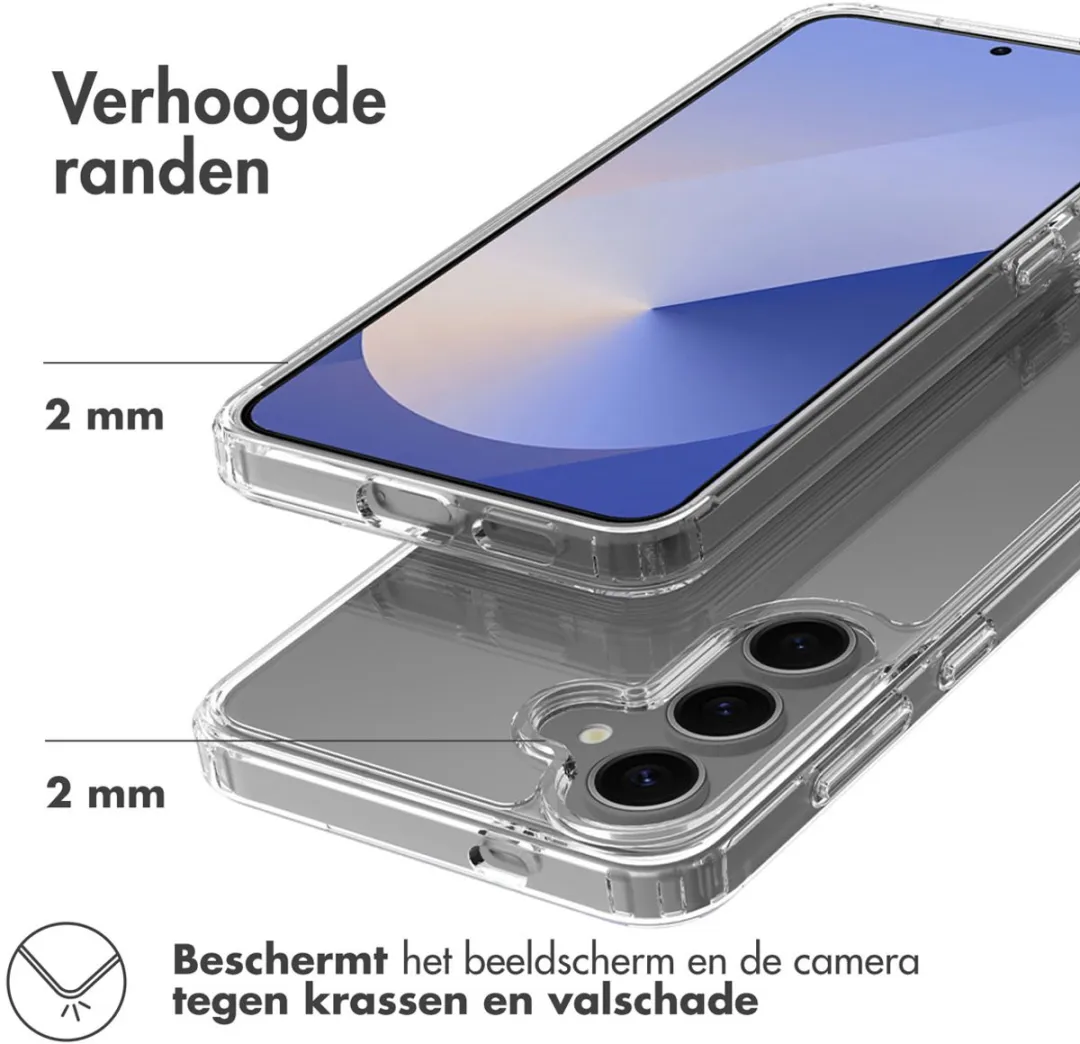 Accezz Xtreme Impact Backcover 2.0 Hoesje - Samsung Galaxy S25 Plus - Transparant