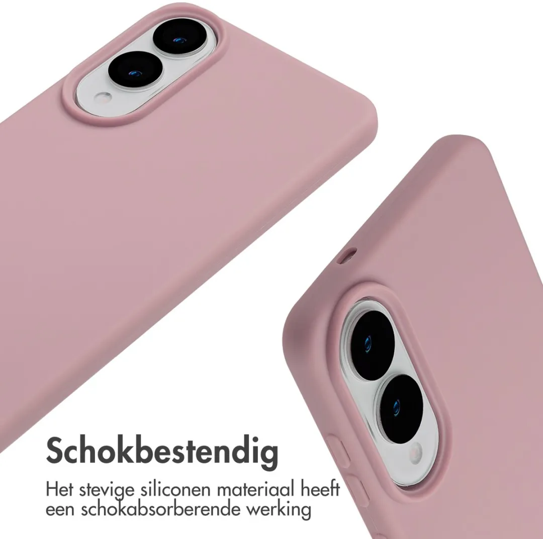 Imoshion Hoesje Samsung Galaxy S25 Edge - Siliconen - Sand Pink