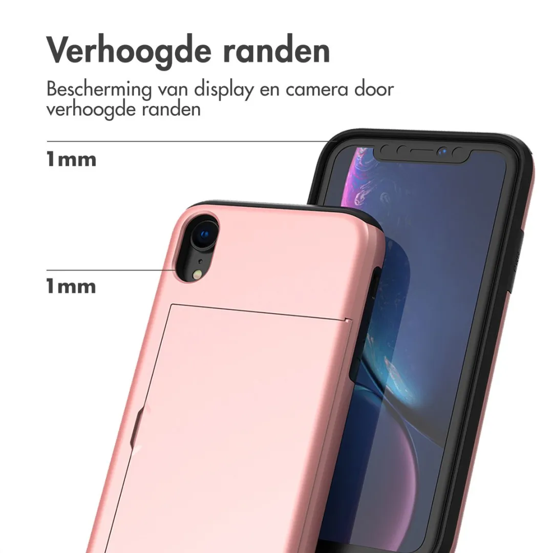 Imoshion Hoesje iPhone XR - Rosé Goud - 2 Pasjes