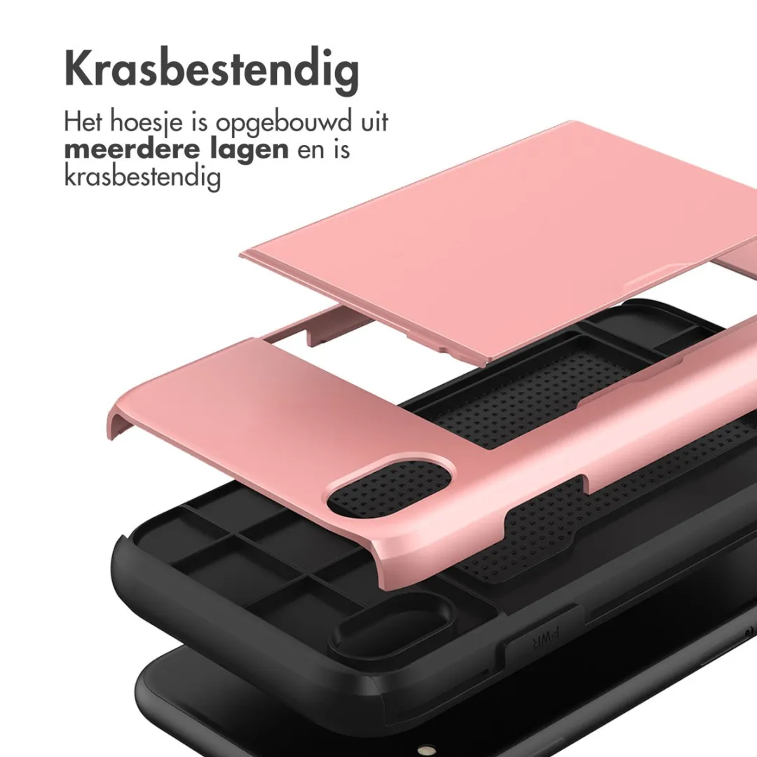 Imoshion Hoesje iPhone XR - Rosé Goud - 2 Pasjes