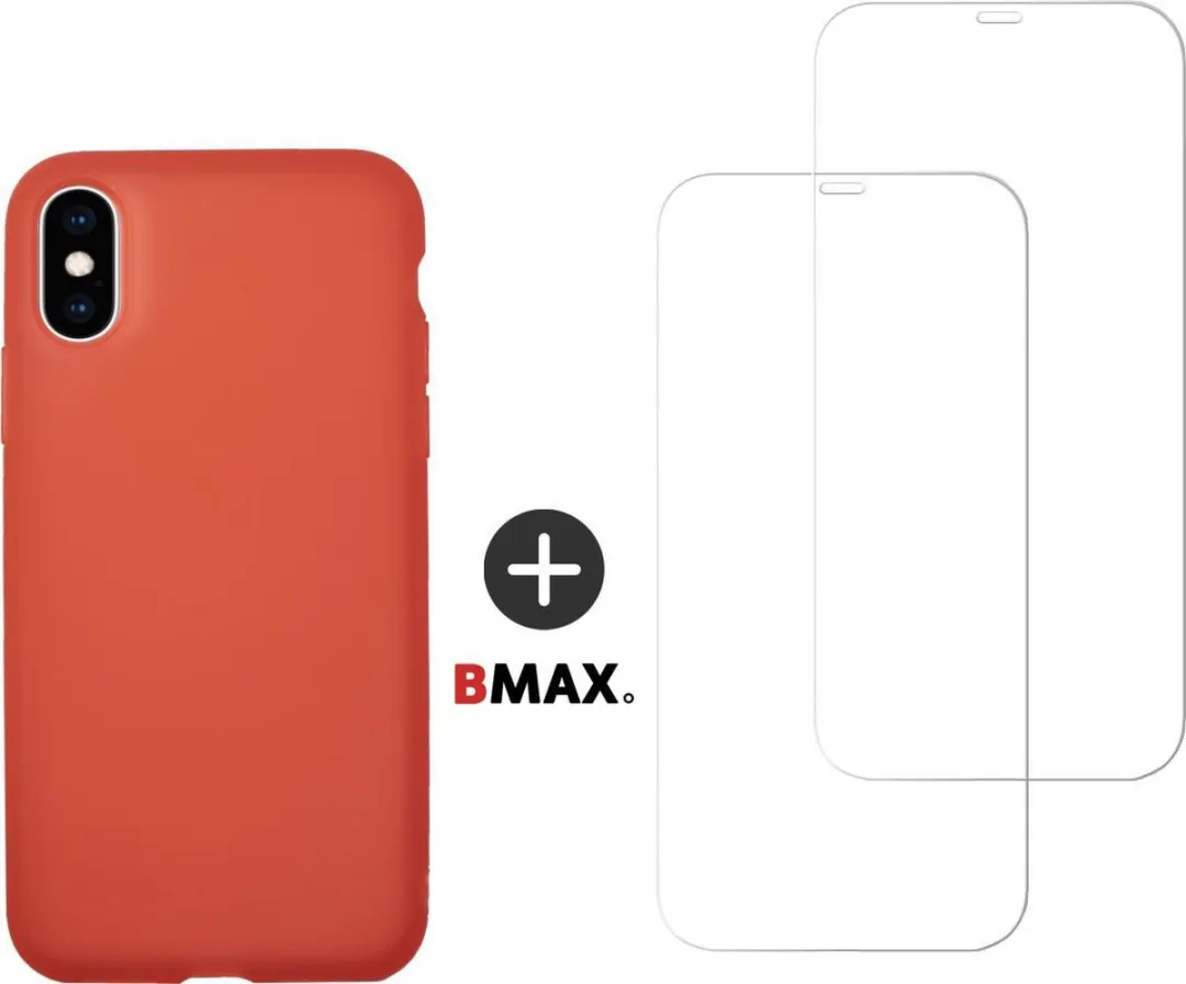 BMAX iPhone XS Telefoonhoesje Rood