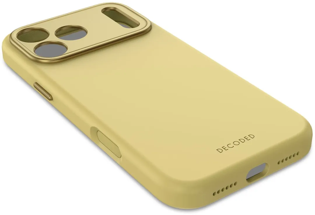 Decoded Siliconen Hoesje iPhone 17 Pro Max - Yuma Geel - MagSafe
