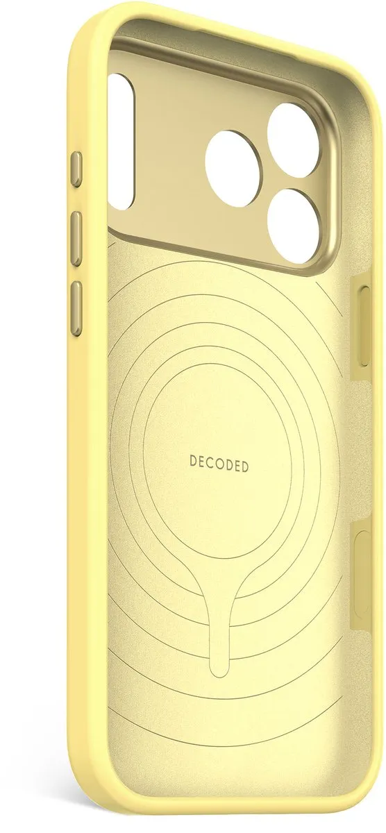 Decoded Siliconen Hoesje iPhone 17 Pro Max - Yuma Geel - MagSafe