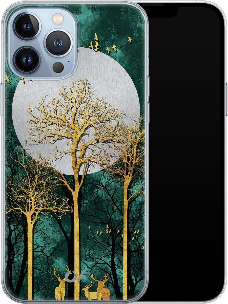 Casevibes iPhone 13 Pro Max Hoesje - Goud - A/13PM/UV/035