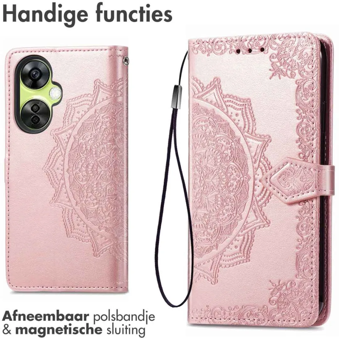 Imoshion Hoesje OnePlus Nord CE 3/CE 3 Lite Rosé Goud - 3 Pasjes