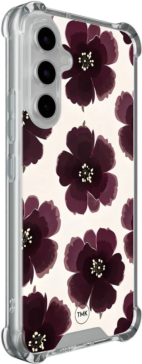 Casevibes Shockproof Hoesje Samsung Galaxy A54 S/A54/S/025 - Rood Bloemen