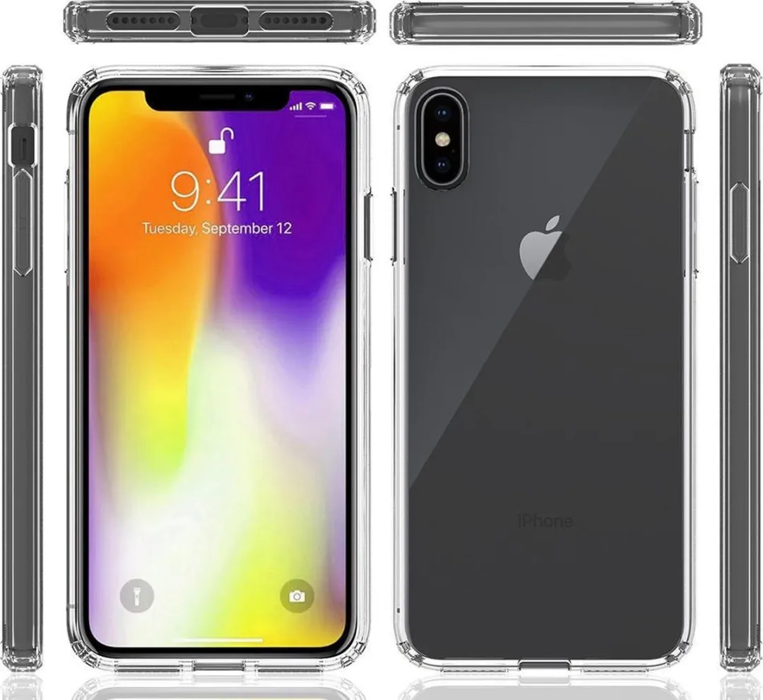 BMAX TPU Hoesje iPhone Xs Max - Transparant - MPN 6987543783