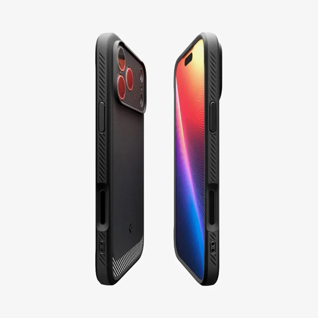 Spigen Rugged Armor MagSafe Hoes Iphone 17 Pro Max - Zwart