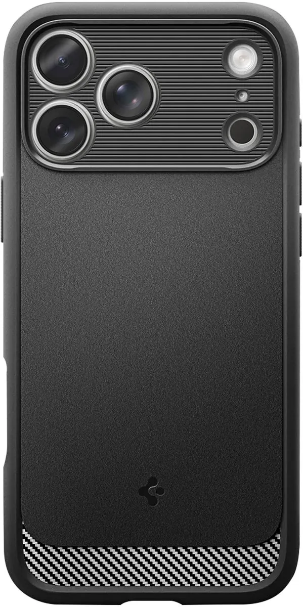 Spigen Rugged Armor MagSafe Hoes Iphone 17 Pro Max - Zwart