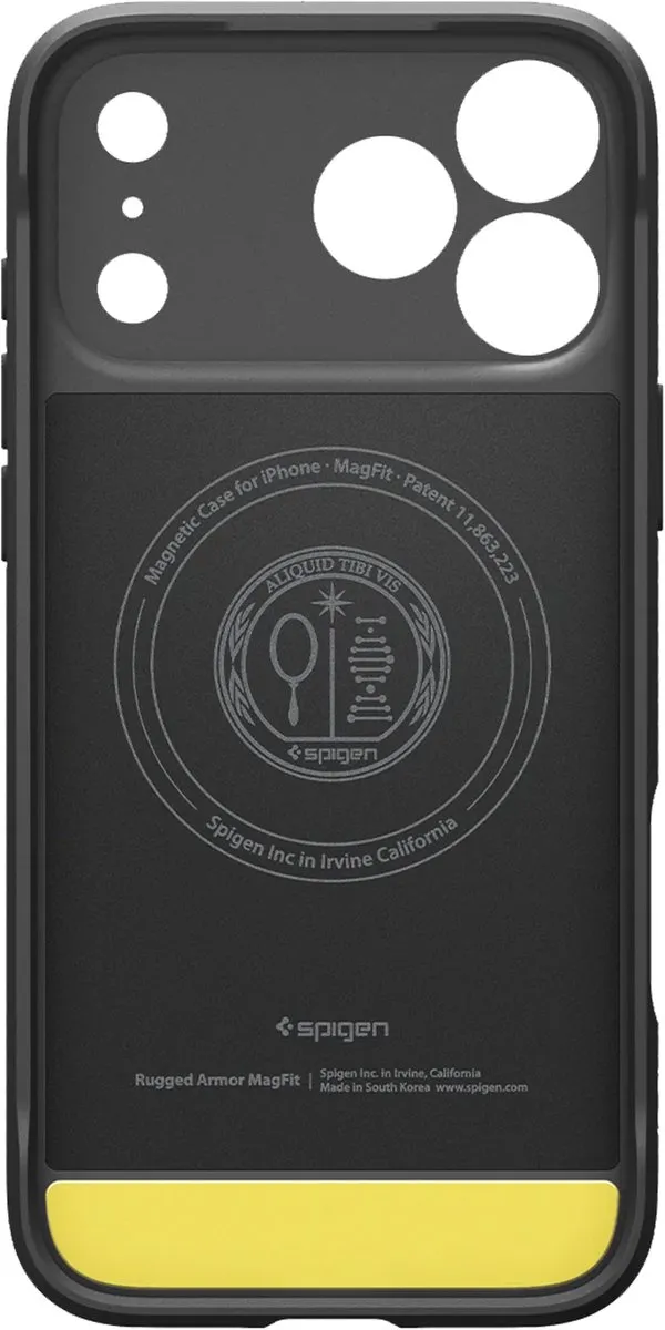 Spigen Rugged Armor MagSafe Hoes Iphone 17 Pro Max - Zwart - afbeelding 6 van 6