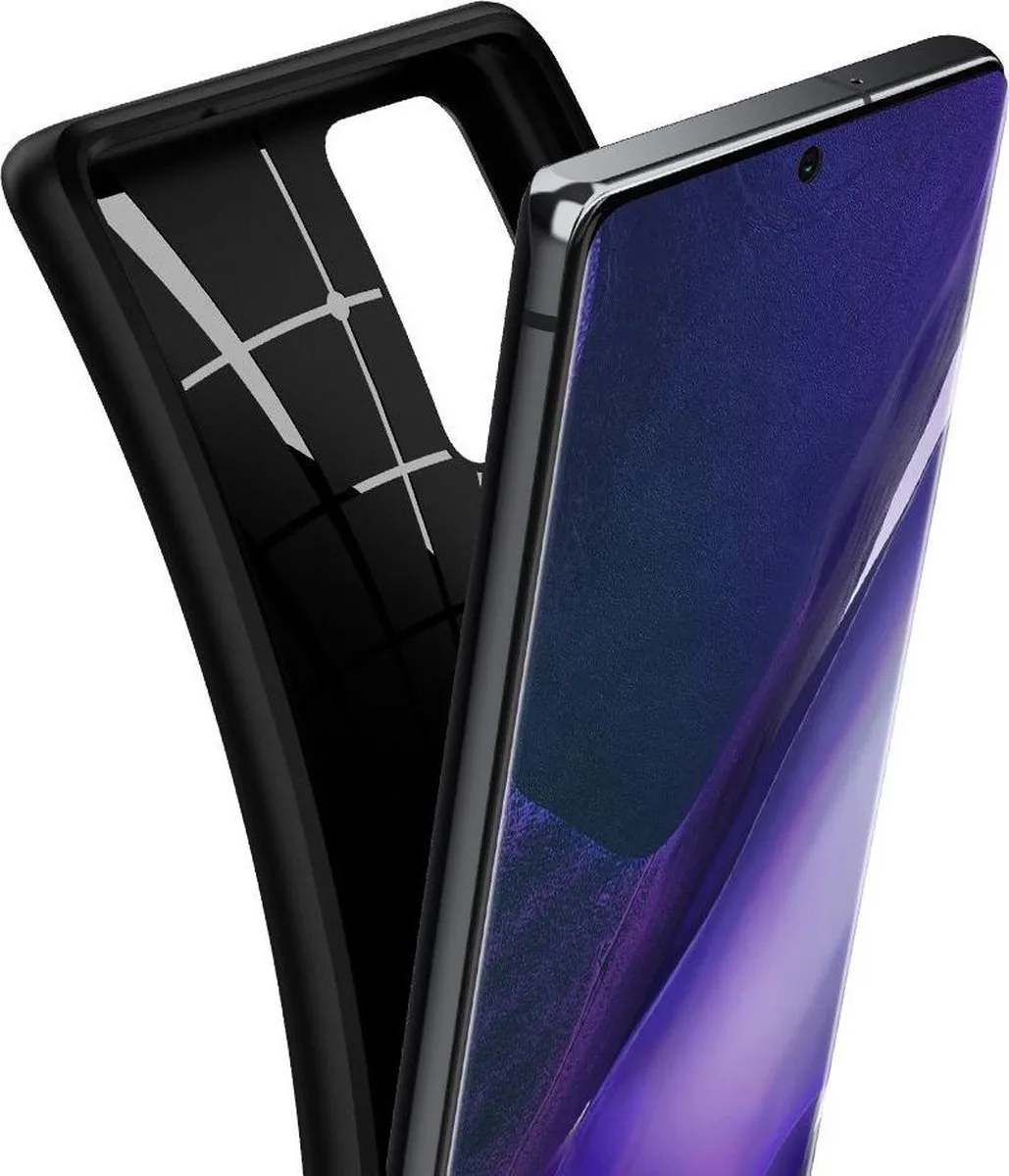 Spigen Core Armor ACS01368 Hoesje - Samsung Galaxy Note20 - Zwart