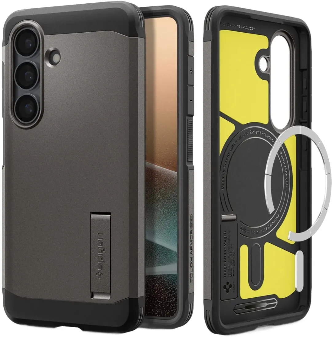 Spigen Tough Armor Backcover S26+ - Gunmetal - MagSafe