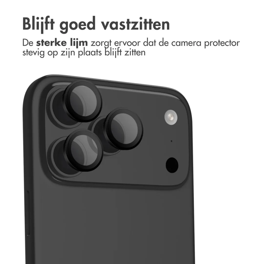 Imoshion Camera Lens Protector iPhone 17 Pro Max - 2 Stuks - Grijs