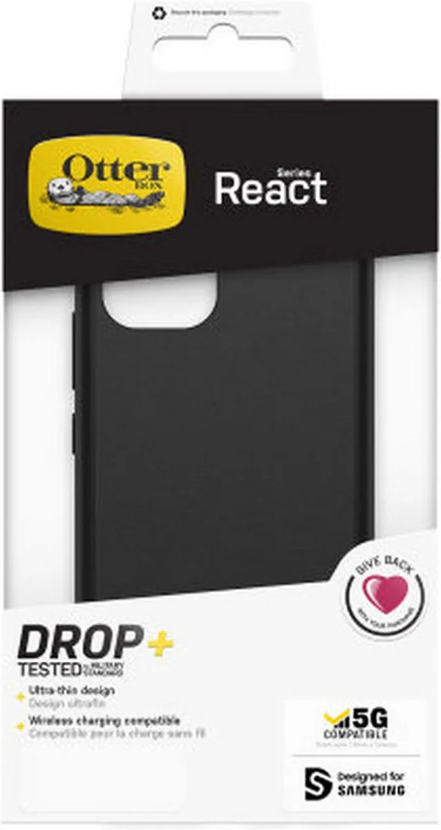 OtterBox React Back Case 77-87032 - Samsung Galaxy A03 - Zwart