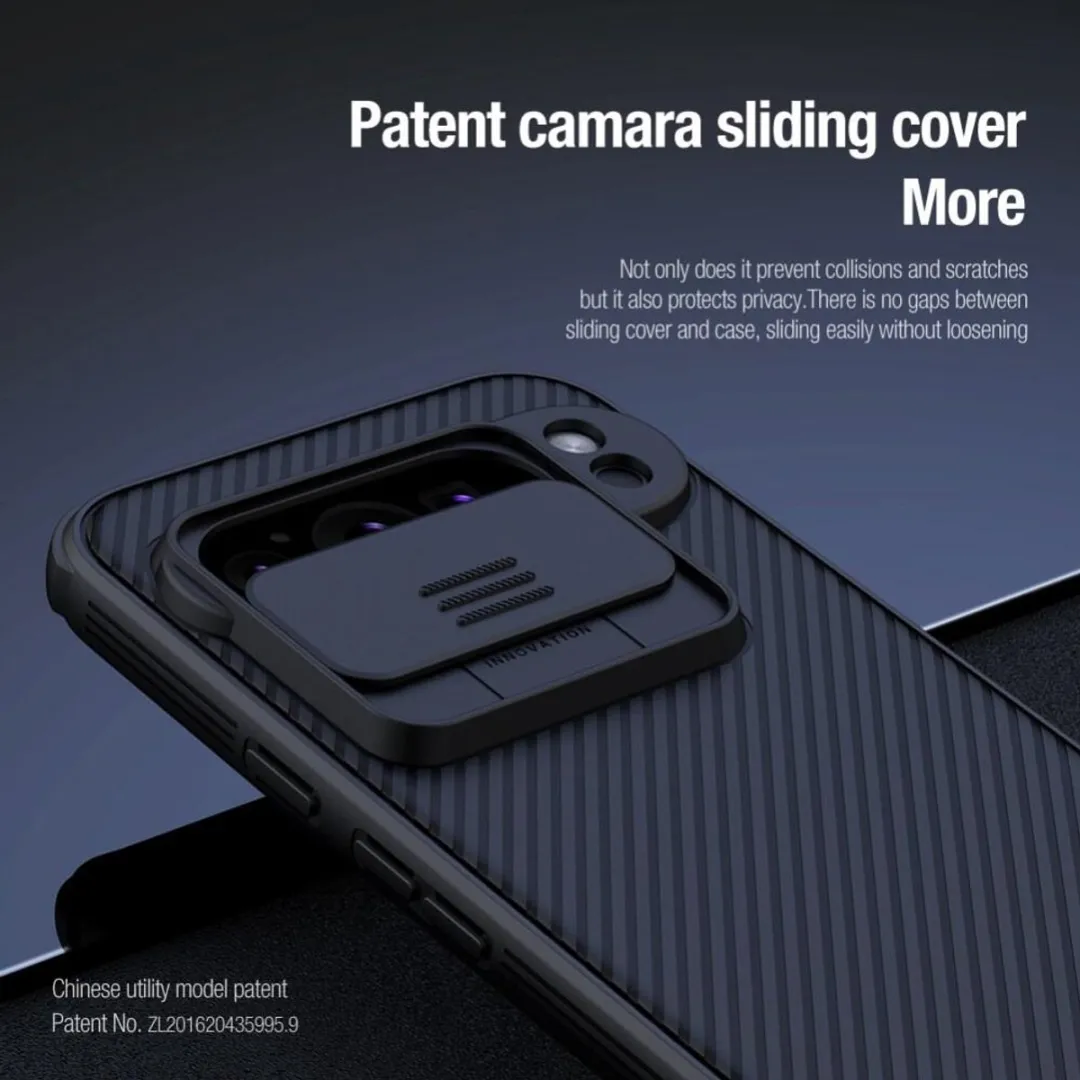 Nillkin CamShield Hoesje Google Pixel 9 Pro - Zwart